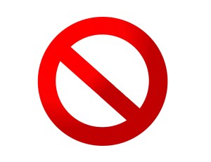 No Smoking Sign